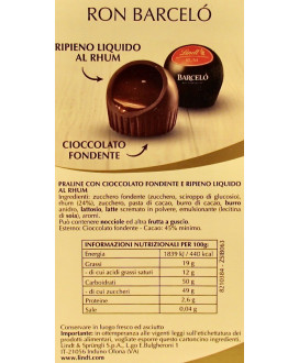 Lindt - Ripieno Liquido - Rum Barcelo'