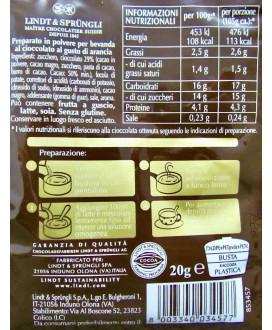 Lindt - Chocolaterie - Cioccolata Calda Zenzero - 20g