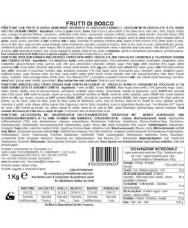 Fiasconaro - panettone Frutti di Bosco - 1000g