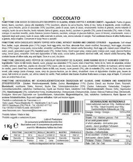 Fiasconaro -  panettone al Cioccolato 1000g