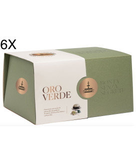 Vendita online Panettoni Fiasconaro artigianali di Castelbuono, Oro Verde al Pistacchio con vasetto di Crema Spalmabile. Shop on