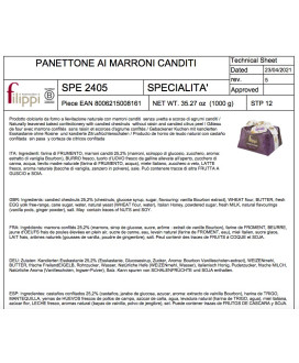 Filippi Panettone ai Marroni Canditi