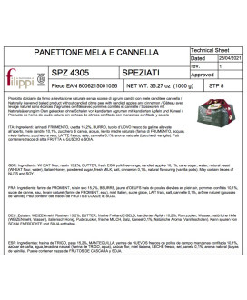 Filippi Panettone Mela e Cannella