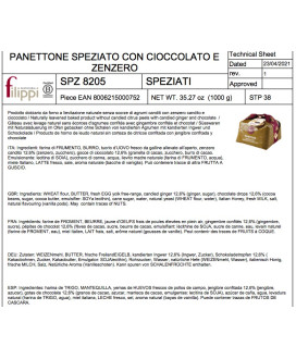 Filippi - Panettone Zenzero e Cioccolato