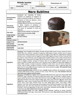 Fiasconaro panettone nero sublime