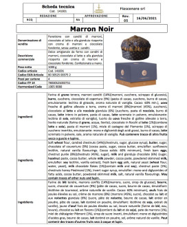 panettone marron noir fiasconaro 