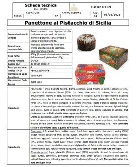 Fiasconaro - Dolce & Gabbana - Panettone Pistachio - Limited Edition - 1000g