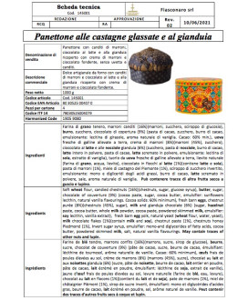 Fiasconaro - Dolce & Gabbana - Castagne Glassate e Gianduja - Edizione Limitata - 1000g - NOVITA'