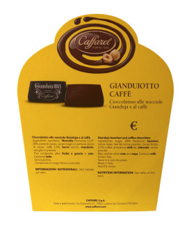 Vendita online cioccolatini Caffarel di Torino Gianduiotti al Caffè Vergnano. Shop on line Gianduiotto al caffè 