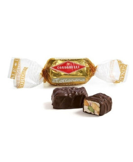 Vendita online Torroncini Siciliani Condorelli di Belpasso Catania. Shop on line morbidi torroncini ricoperti di cioccolato fond