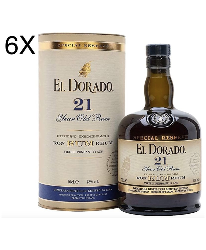 El Dorado - Demerara Rum - 21 years - Online sale quality South American Rum - Shop online best price