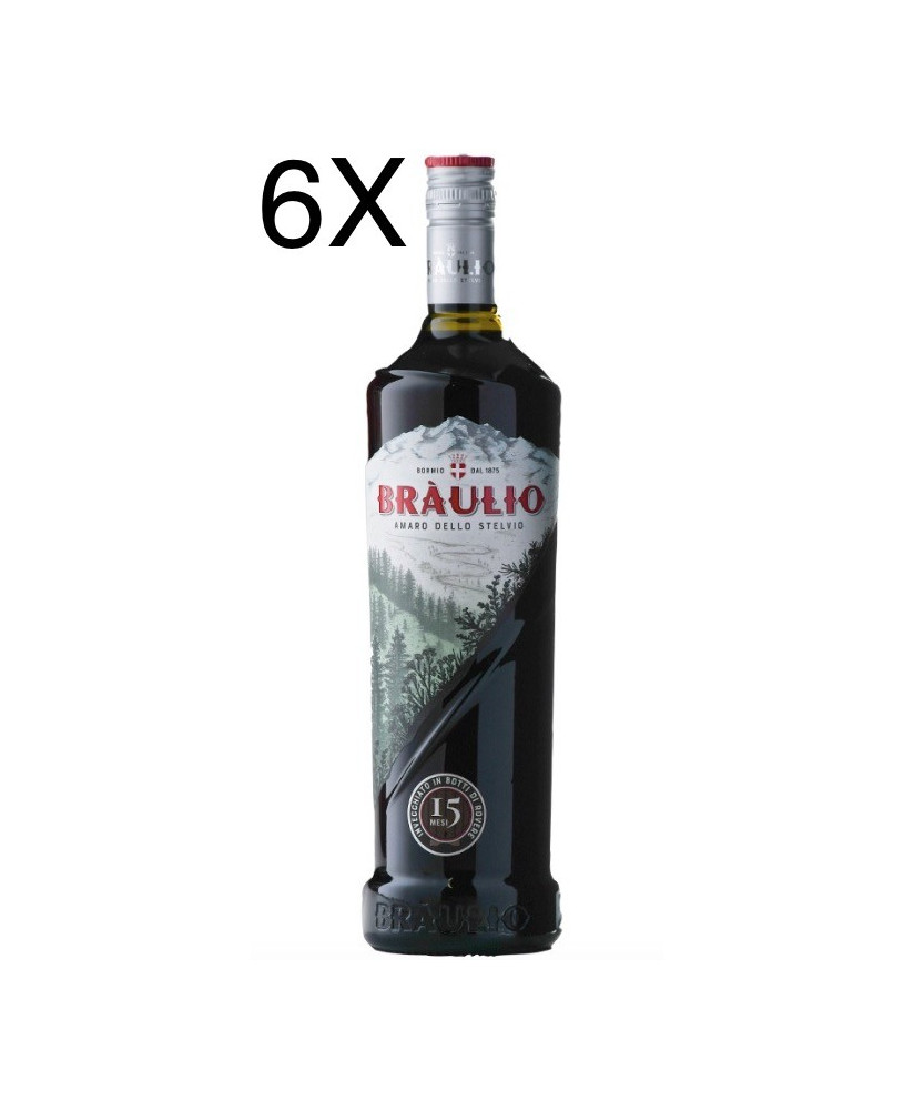 (3 BOTTLES) Braulio - Amaro Alpino - Bormio - 100cl