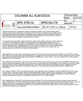 Colombe artigianali Filippi Prezzi. Colomba Albicocca 1000g Vendita online colombe di Pasqua artigianali Filippi miglior prezzo.