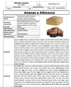 FIASCONARO - COLOMBA ANANAS E ALBICOCCA - 1000