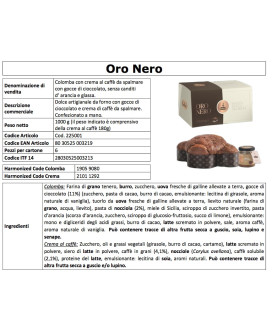 FIASCONARO - COLOMBA ORO NERO - CAFFE' - 1000g