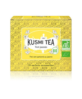 Vendita online Tè Verde al Gelsomino Kusmi Tea in filtri. Tè Francese di qualità depurante in sacchetti. Shop on-line Kusmi