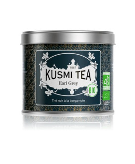 Kusmi Tea Vendita online Té nero earl grey in foglie sfuso in scatola di metallo. The di qualità sfuso. Kusmi Tea