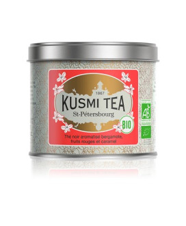 Kusmi Tea Vendita online Té nero St. Petersburg in foglie sfuso in scatola di metallo. The di qualità sfuso. Kusmi Tea