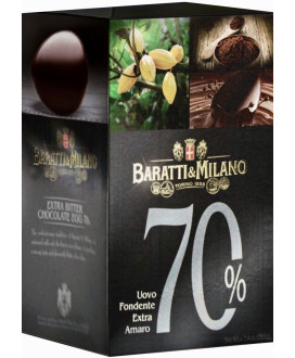 Baratti - Extra Dark Chocolate 70% - 210g