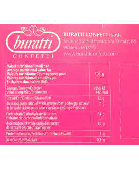 Buratti - Confetti Minilenti al Cioccolato Colorate- 1000g