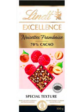 LINDT, EXCELLENCE CHOCOLAT NOIR NOISETTE, 100 G— Marché Nuvo