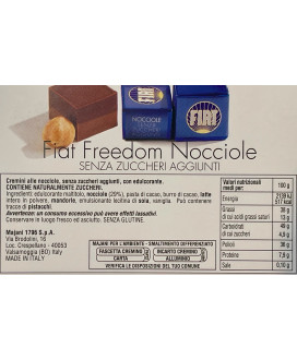 Majani - Cremino Fiat Freedom Nocciola - Senza Zuccheri Aggiunti - 100g