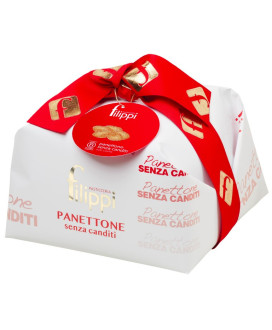 Vendita online panettone Filippi Senza Canditi Avorie'. Shop on line panettoni artigianali della pasticceria Filippi, prodotto d