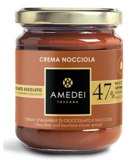 Vendita online Crema Spalmabile Toscana Amedei alla Nocciola e al Cacao. Shop on line Creme Spalmabili di Cioccolato Amedei Tusc