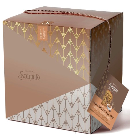 Panettone artisanal italien Milano 1 kg B. Langhe en boîte carton