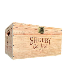 Cassetta Legno Shelby con Coperchio