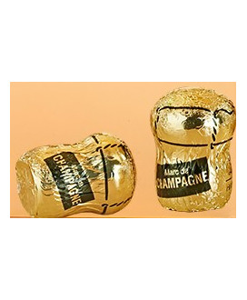 Vendita online cioccolatini a forma di Tappo di Champagne al cioccolato fondente Lindt con ripieno al Marc de Champagne. Shop on