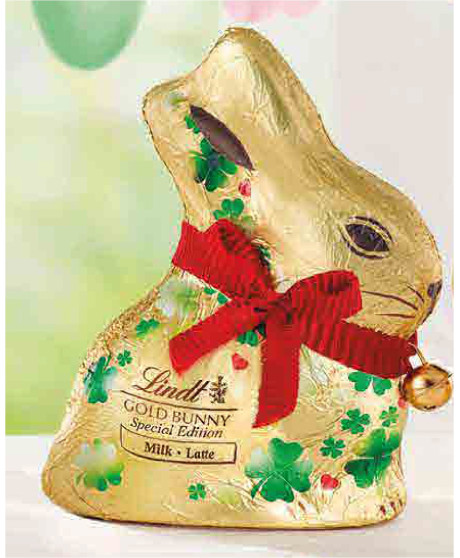 Online selling and buy easter eggs Lindt Gold Bunny rabbit Easter milk chocolate, dark, white, and hazelnuts.Lindt and Sprungli 