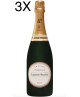 (3 BOTTLES) Laurent Perrier - Cuvee Brut - 75cl