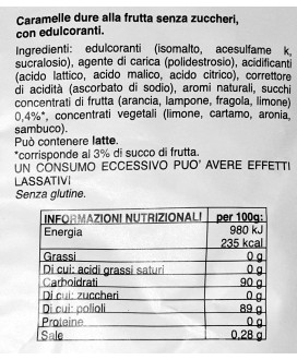 Vendita online Mini caramelle Caffarel alla Frutta senza zucchero