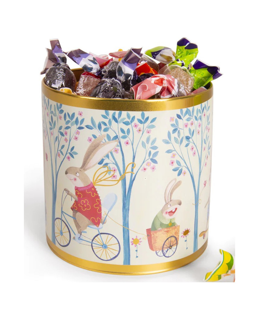 Pastiglie Leone - Tambourine Tin Box - Fruit Jellies - 400g