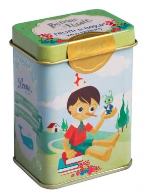 Pastiglie Leone - Wild Berries Pastilles - Pinocchio Tin Box - 45g