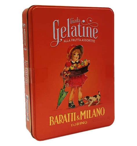 Baratti e Milano gelatine frutta latta storica vendita online