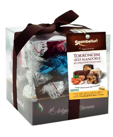 Sgambelluri - Torroncini Assortiti - Cubo - 200g