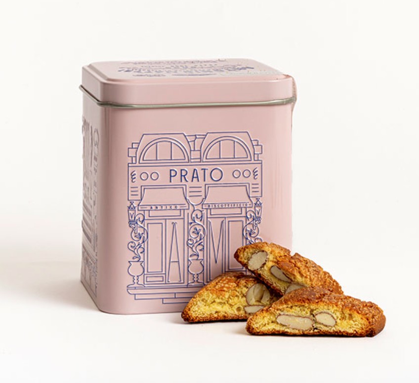 Antonio Mattei - Biscotti di Prato Classici - Latta Rosa - 200g