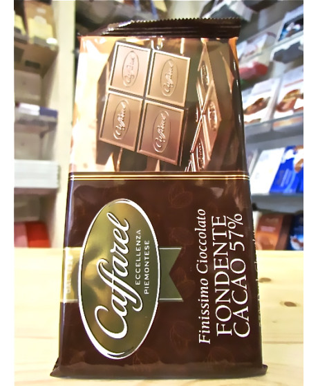 Online sales chocolate bars Caffarel of Turin, milk simple - 100g. Shop online Caffarel Piedmont Italian chocolate bars gluten-f