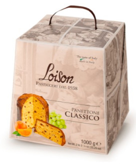 Vendita online panettoni artigianali Loison di Costabissara (Vi). Shop online panettone classico incarto Ricordi tradizionale. M