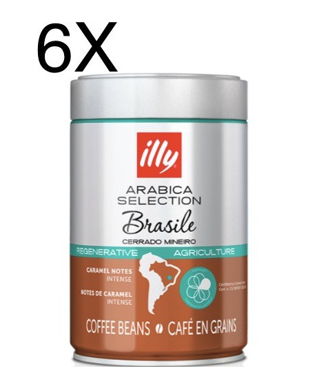 (3 CONFEZIONI X 250g) ILLY - Caffè in grani Arabica Selection Brasile Cerrado Mineiro - 250g