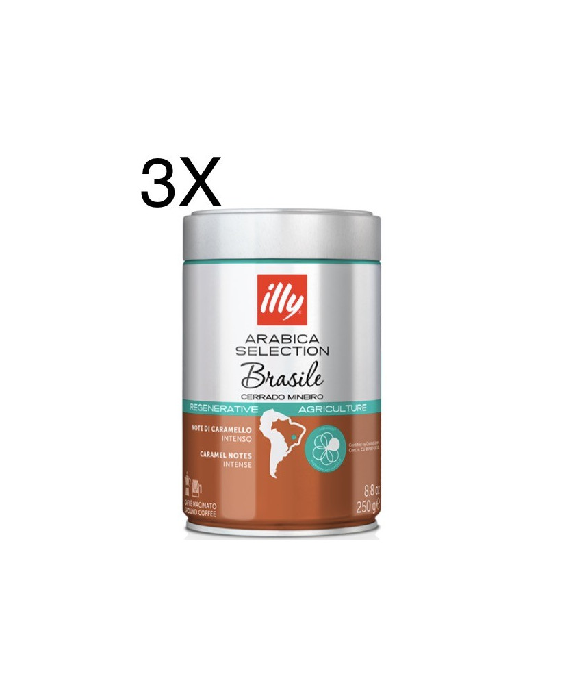 ILLY - Caffè macinato Arabica Selection Brasile Cerrado Mineiro - 250g