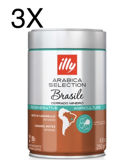 ILLY - Caffè macinato Arabica Selection Brasile Cerrado Mineiro - 250g