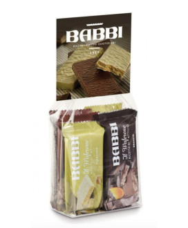 Babbi - Waferone Attilio - Bag Dolci Pensieri - Pistachio - 8 pieces - 180g