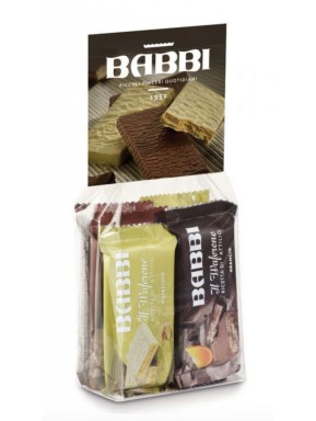 Babbi - Waferone Attilio - Bag Dolci Pensieri - Pistachio - 8 pieces - 180g