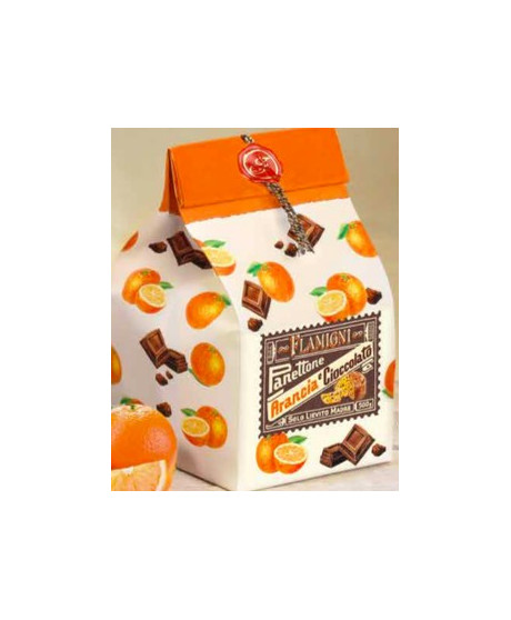 Flamigni - Panettone Arancia e Cioccolato - 500g