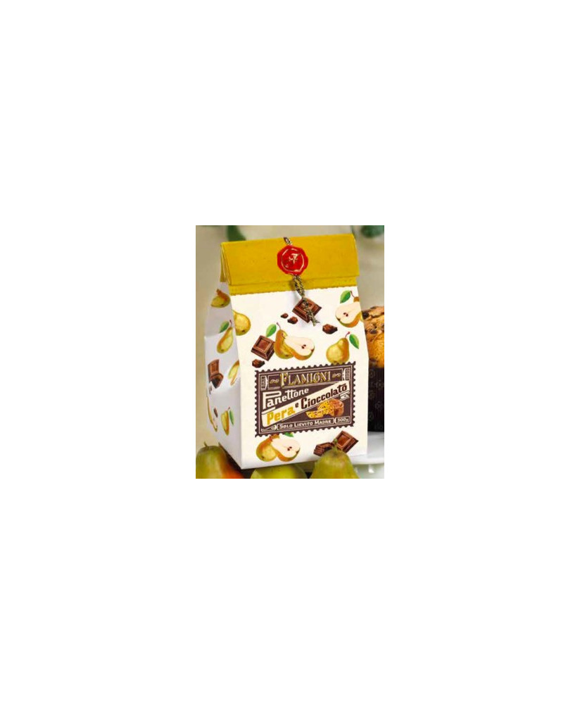 Flamigni - Panettone Pera e Cioccolato - 500g