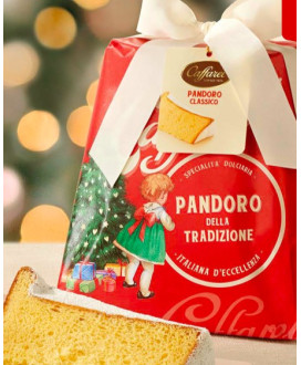 Vendita online pandoro Caffarel classico incartato a mano. Shop on line pandori Caffarel Tradizionali 