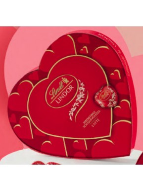 Lindt San Valentino Scatola Regalo Cioccolatini Lindor a Forma di Cuore al  Cioccolato al Latte, 96g : : Alimentari e cura della casa